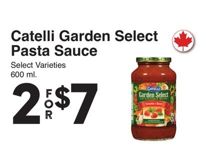Catelli Garden Select Pasta Sauce from AG Foods