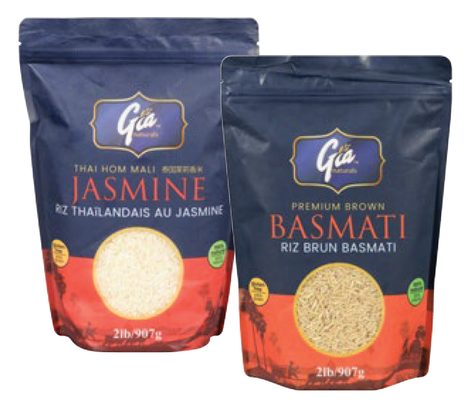 Gia Naturals Premium Basmati or Thai Jasmine Rice from IGA