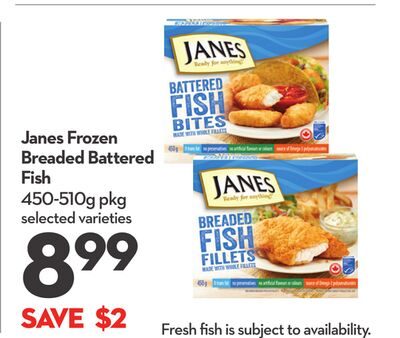 Frozen Breaded Battered Fish from Longo's