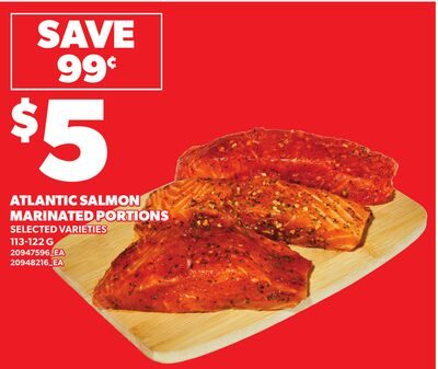 ATLANTIC SALMON MARINATED PORTIONS from Loblaws