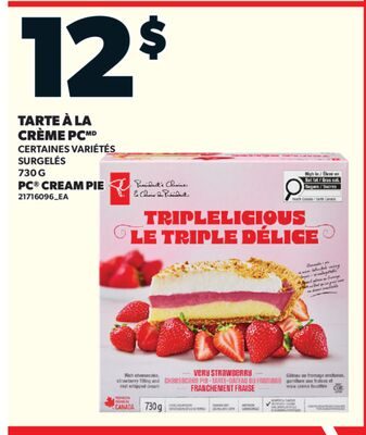 TARTE À LA CRÈME PC / PC® CREAM PIE from Valu-mart
