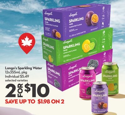 Longo's Sparkling Water from Longo's