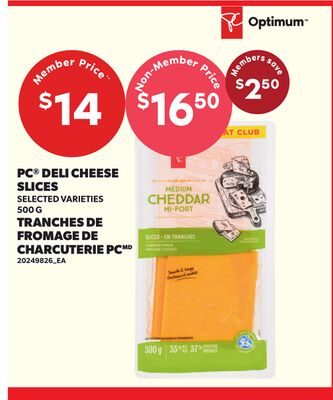PC® DELI CHEESE SLICES from Your Independent Grocer