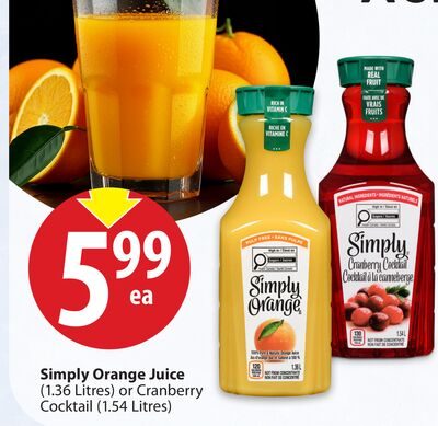 Simply Orange Juice from Save-On-Foods