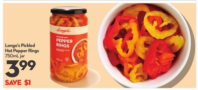 Longo's Pickled Hot Pepper Rings from Longo's