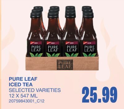 ICED TEA, 12 X from Wholesale Club