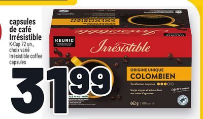 CAPSULES DE CAFÉ IRRÉSISTIBLE | IRRÉSISTIBLE COFFEE from Metro