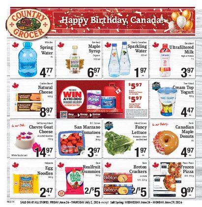 B.C. Grown Premium Quality Fancy Lettuce from Country Grocer