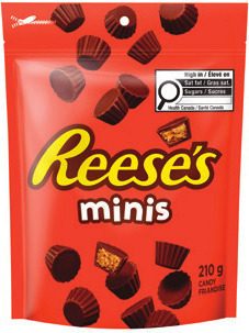 Hershey's Bagged Chocolate 160– or Campside Marshmallows from Thrifty Foods