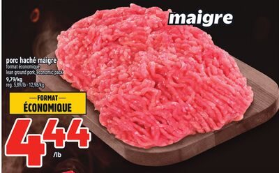 PORC HACHÉ MAIGRE | LEAN GROUND PORK from Metro