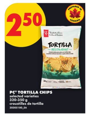 PC® TORTILLA CHIPS from No Frills