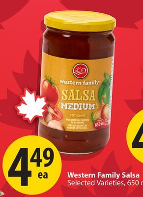 Western Family Salsa from Save-On-Foods