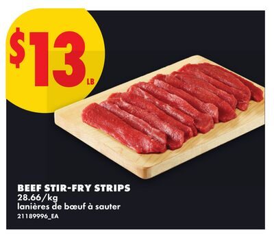 BEEF STIR-FRY STRIPS from No Frills