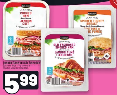 JAMBON FUMÉ OU CUIT SELECTION | SELECTION SMOKED OR COOKED HAM from Metro