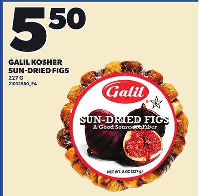 GALIL KOSHER SUN-DRIED FIGS from Your Independent Grocer