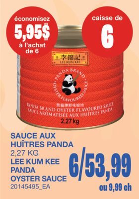 SAUCE AUX HUÎTRES PANDA, 2 from Wholesale Club