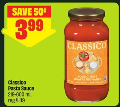 Classico Pasta Sauce from FreshCo