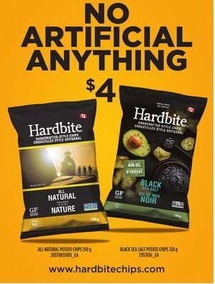 ALL NATURAL POTATO CHIPS, BLACK SEA SALT POTATO CHIPS from Loblaws City Market