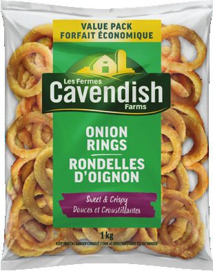 Cavendish Farms sweet & crispy onion rings from Walmart Canada