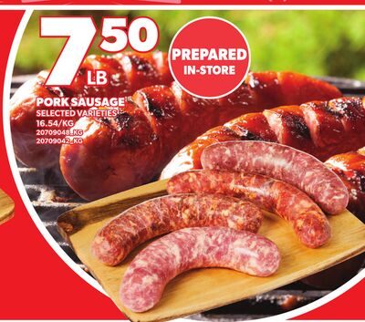 PORK SAUSAGE from Loblaws