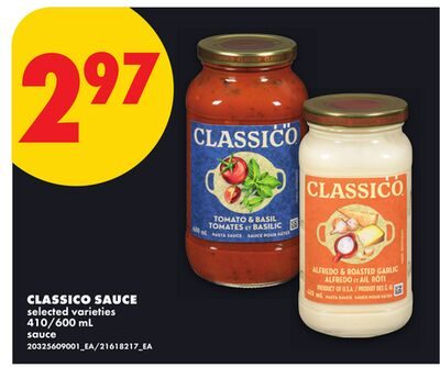 CLASSICO SAUCE from No Frills