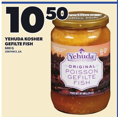 YEHUDA KOSHER GEFILTE FISH from Loblaws
