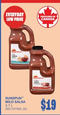 SUNSPUN™ MILD SALSA from Wholesale Club