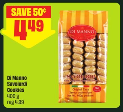Di Manno Savoiardi Cookies from FreshCo