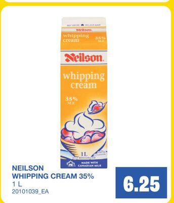 WHIPPING CREAM 35% from Wholesale Club