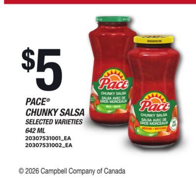 PACE® CHUNKY SALSA from Your Independent Grocer