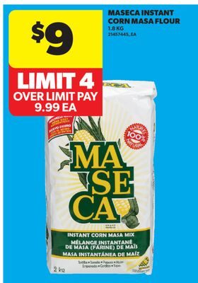 MASECA INSTANT CORN MASA FLOUR from Real Canadian Superstore