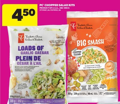 PC® CHOPPED SALAD KITS from Real Canadian Superstore