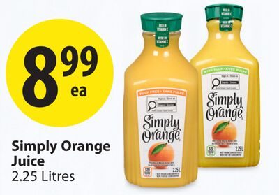 Simply Orange Juice from Save-On-Foods