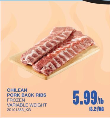 CHILEAN PORK BACK RIBS from Wholesale Club