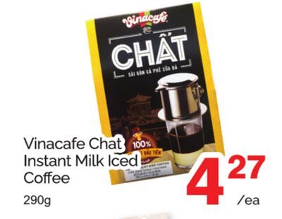 VINACAFE CHAT INSTANT MILK ICED COFFEE from T&T Supermarket