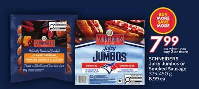 Juicy Jumbos or Smoked Sausage from Safeway