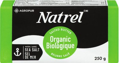Natrel organic butter from Walmart Canada