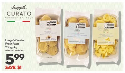 Longo's Curato Fresh Pasta from Longo's