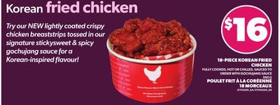 18-PIECE KOREAN FRIED CHICKEN from Your Independent Grocer