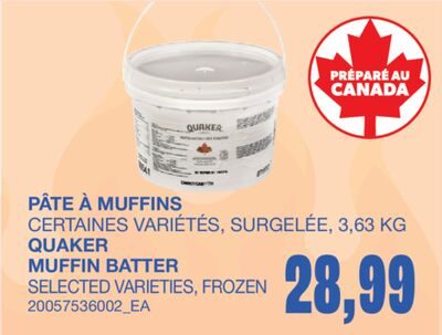 PÂTE À MUFFINS, 3 from Wholesale Club
