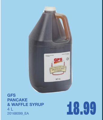 PANCAKE & WAFFLE SYRUP from Wholesale Club