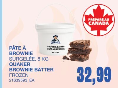 PÂTE À BROWNIE SURGELÉE from Wholesale Club