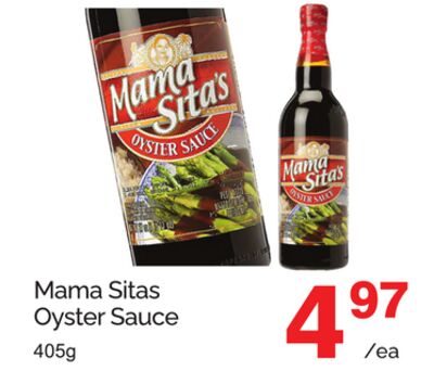 MAMA SITAS OYSTER SAUCE from T&T Supermarket