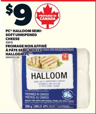 PC® HALLOOM SEMI- SOFT UNRIPENED CHEESE from Valu-mart