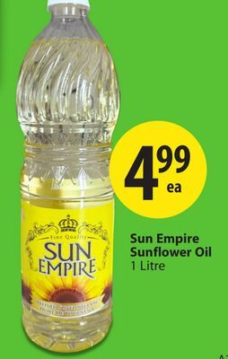 Sun Empire Sunflower Oil from Save-On-Foods