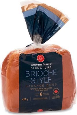 Western Family Signature Brioche Buns from Quality Foods