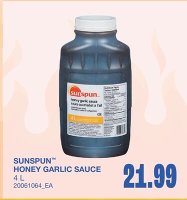 HONEY GARLIC SAUCE from Wholesale Club