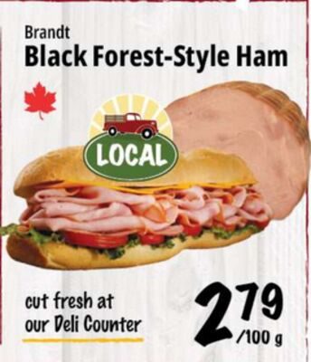 Brandt Black Forest-Style Ham from Farm Boy