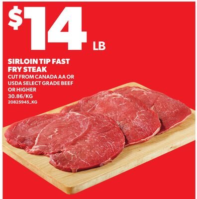 SIRLOIN TIP FAST FRY STEAK from Your Independent Grocer
