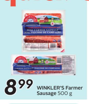 WINKLER'S Farmer Sausage from Safeway